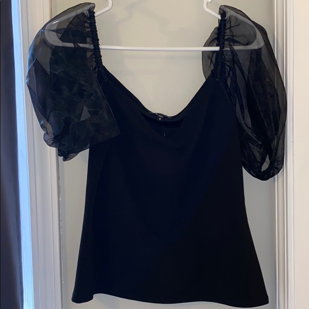 Black express dressy top